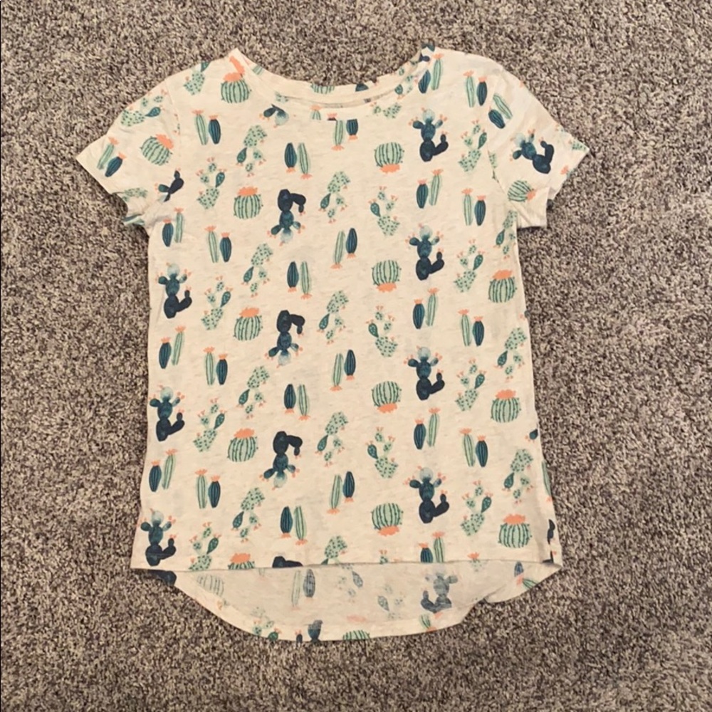Old navy relaxed light grey Cactus Tee